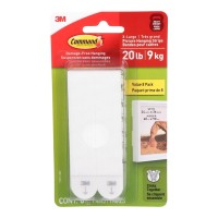 Command Picture Hanging Strips 17217-ES X-Large White, Pack of 4 Sets